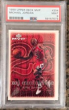 1999 Upper Deck MVP Michael Jordan HOF 🏀🐐🔥 #204 PSA 9 Mint
