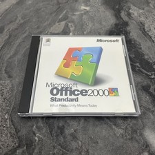 Microsoft Office Professional 2000 CD Installers with Product License Key, Y2K