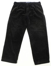 Rare VTG POLO RALPH LAUREN Corduroy Cords Straight Leg Andrew Pants 90s Black 38