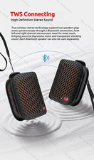 Monster M3 Mini Bluetooth 5.4 Speaker ClipOn Wireless Portable Bass waterproof — image 9