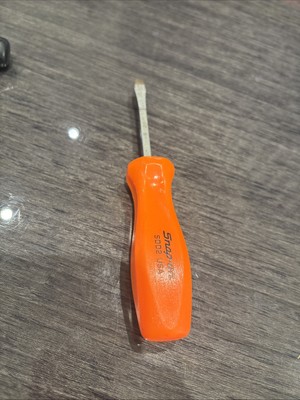 Snap On Tools harter Griff Schraubendreher Schlitz Flachkopf orange