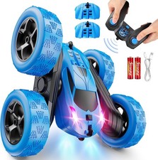 Stunt Car 4WD, 360 Flip, LED, USB-C, Kids 6-12 Gift