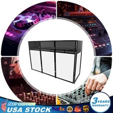 23 x73 DJ Booth Table Foldable DJ Stand Free Standing DJ Booth Stand 20kg max.