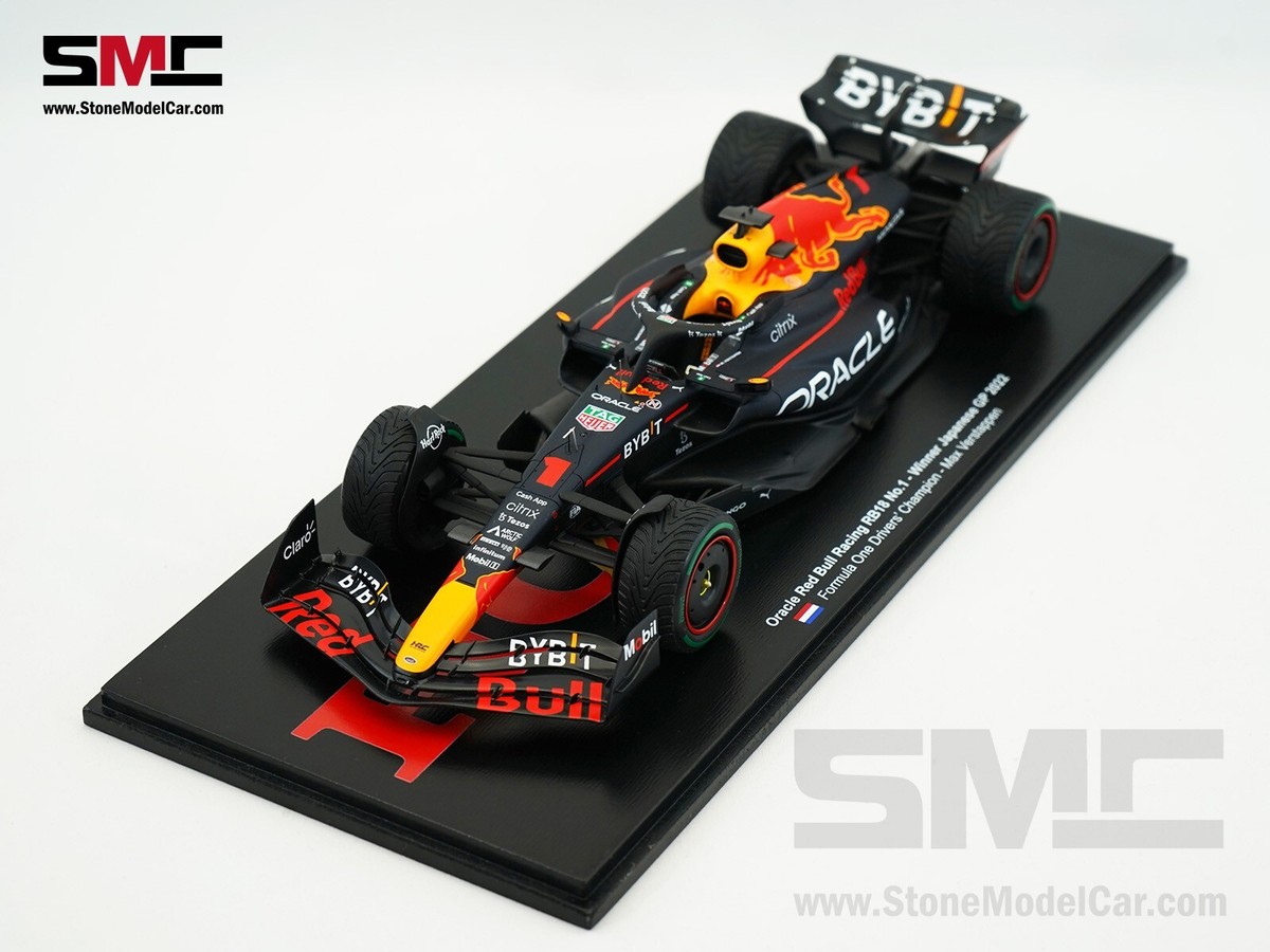 2022 F1 WDC #1 Max Verstappen Red Bull RB18 Japan GP 1:18 Spark