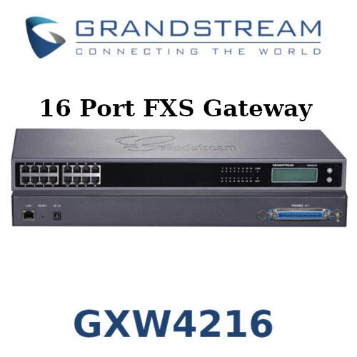Grandstream GXW4216 Gigabit Gateway 16 Port FXS Analog to VoIP