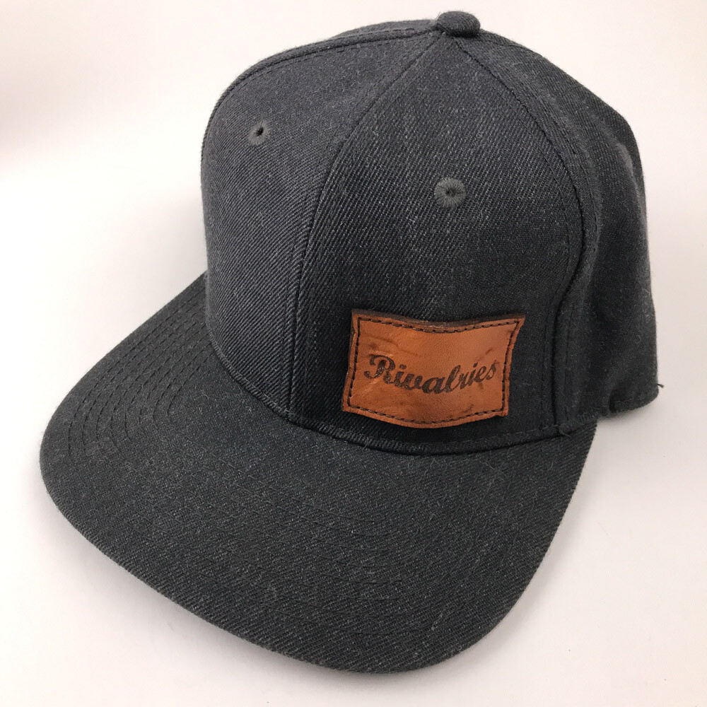 Rivalries leather patch hat gray snapback - image 1