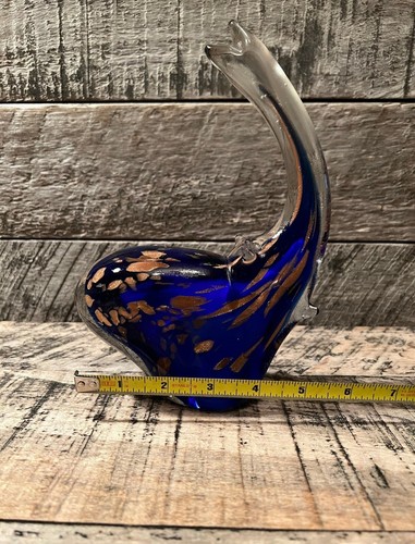 Vintage Blown Glass Elephant Paper Weight. - Picture 10 of 10