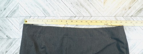 Talbots Womens Size 20 Curvy Gray Side Zip Close Workwear Timeless Classic - Picture 5 of 8