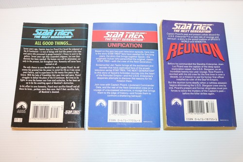 Lot of 17 Vintage STAR TREK Paperback Books, VOYAGER, NEXT GENERATION, plus... - Foto 5 di 16