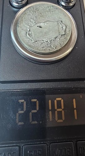 Medalla de bronce de la Sociedad Aeronáutica Francesa de Rally en Globo de 1912 - Imagen 4 de 5