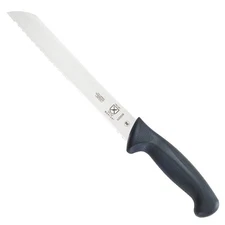Mercer Culinary M22508 Millennia Black Handle, 8-Inch Wavy Edge, Bread Knife
