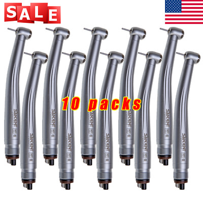 USA NSK Style Dental High Speed Turbine Handpiece Push Standard 4 Hole SANDENT