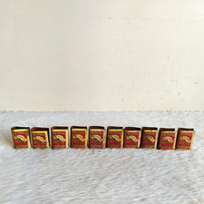 1940s Vintage Scissors Zigarette Werbe Dose Matchbox &Auml;rmel 10 Pcs TI265