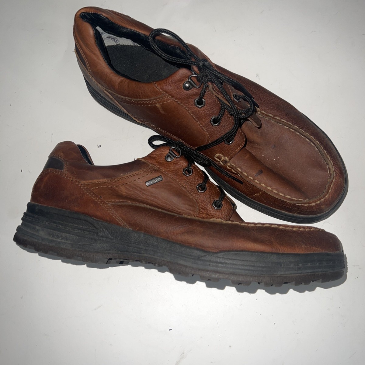 Abeo Rayburn Slip Resistant Shoes Men\'s Sz 12 Brown Leather Casual Oxfords Laces Abeo Men main image 2