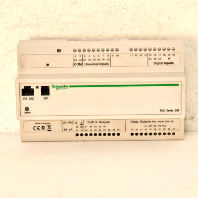 Schneider TAC Xenta 281/N/P Programmable Controller 0-073-0030-0