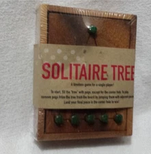 Solitaire Tree Wooden Puzzle Game Single Player Game Thailand Toy Puzzle 2017