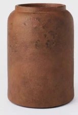 TALL RUSTIC BROWN VASE-THRESHOLD-STUDIO MCGEE