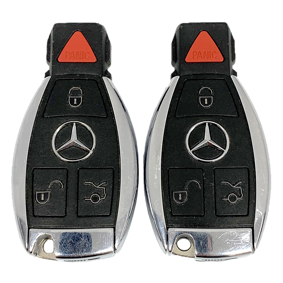 OEM Mercedes Benz Remote Fobs + Uncut Key Inserts IYZDC12K (SHP) | eBay