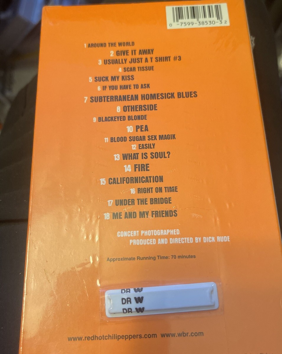 ミュージック Red Hot Chili Peppers: OFF THE MAP [VHS] Red Hot Chilli Peppers Off the Map VHS Music Video Cassette