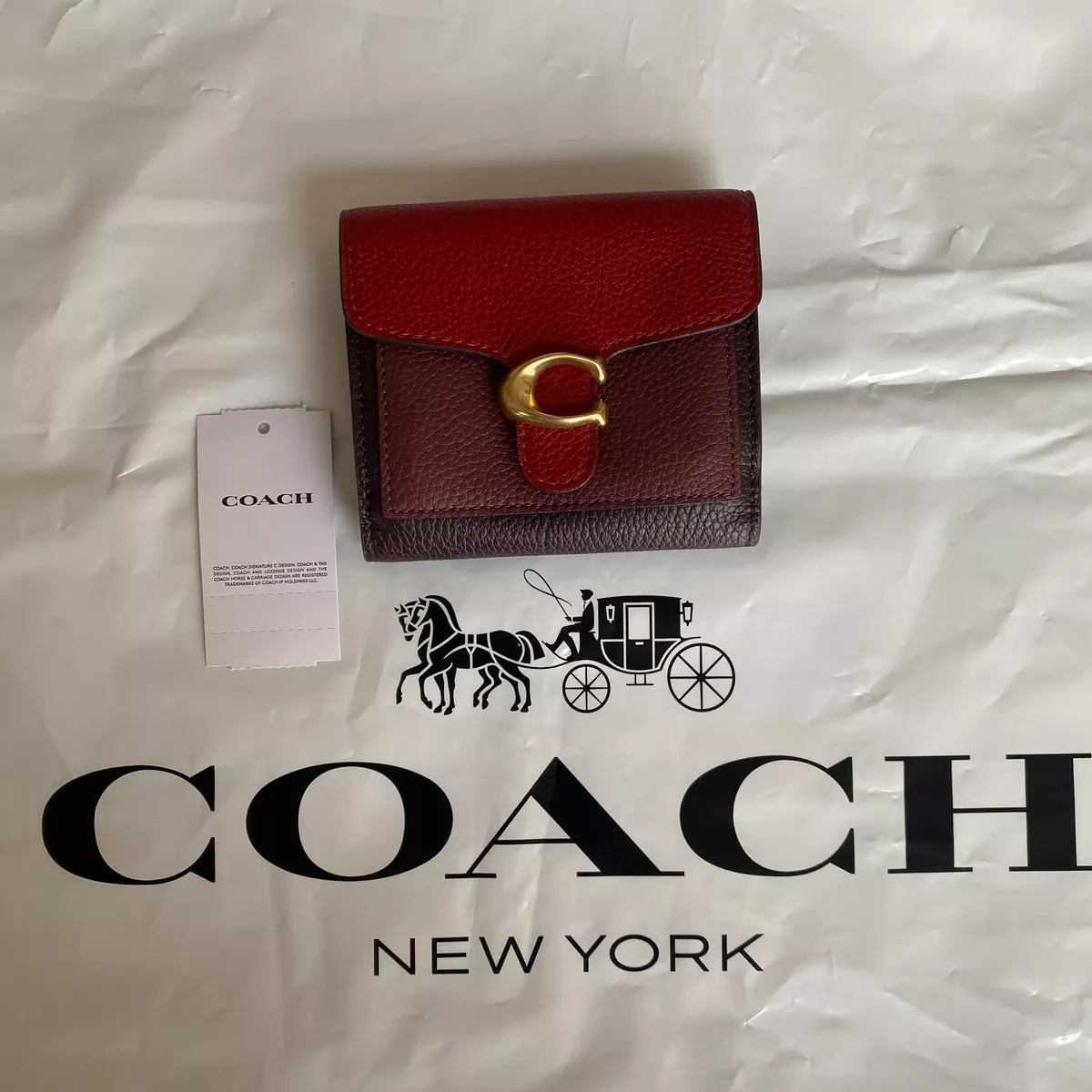 Coach tabby wallet deals