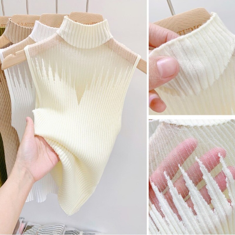 Knitted Ribbed Solid Summer Casual Sleeveless Backless Off Shoulder Vests Club Streetwear Crop Tops