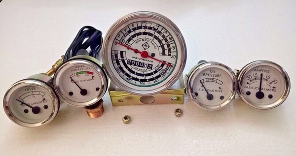 ÖLdruck Kraftstoff Temp Amp Tachometer Set FüR Allis Chalmers Diesel D15 D17 D19-image