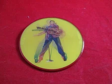Elvis Presley Shaking Hips Retro Vari-Vue Lenticular Pin Pinback Button *RARE*
