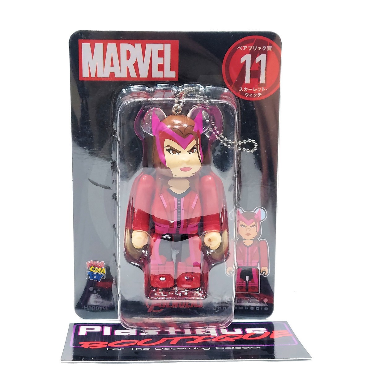 Bearbrick Scarlet Witch #11 100% HAPPY KUJI MOC MARVEL
