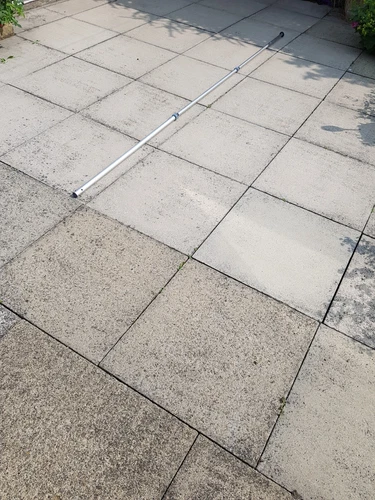 Bradcot awning, Easy alloy pole. "Upright pole".