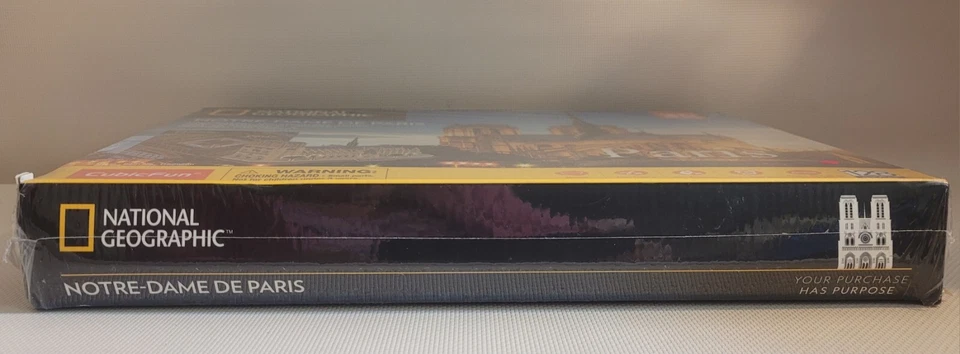 CubicFun National Geographic 3D Puzzle Notre Dame de Paris ~ New Sealed - Image 3 of 3