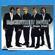 BACKSTREET BOYS Nick Carter~MORE THAN THAT~Australian 5Tk CD Single~VIDEO+Insert