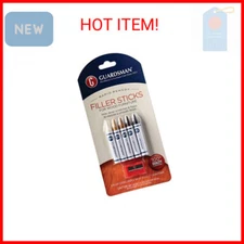 Guardsman Wax Wood Furniture Filler Sticks, Furniture Scratch Repair Kit for Woo