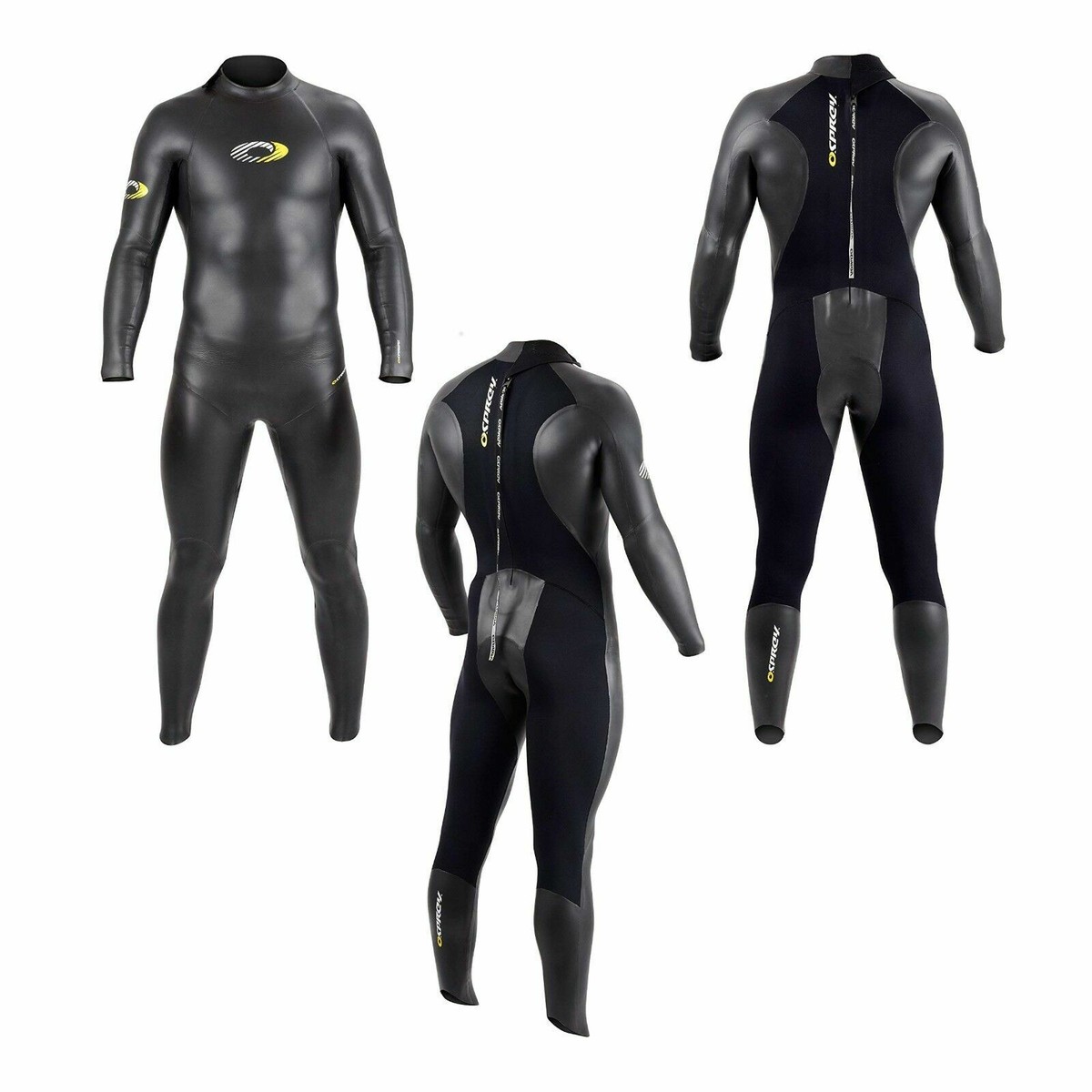 Osprey Mens Triathlon Wetsuit Trisuit Open Water Swimming Smooth Skin  Neoprene S