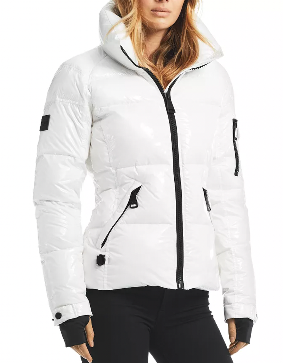 V5410 Womens Snow White Freestyle Down Jacket Size XS