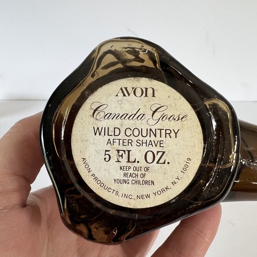 Vintage Avon Canada Goose Wild Country After-Shave ~5 fl oz Glass Collectible - Picture 4 of 6