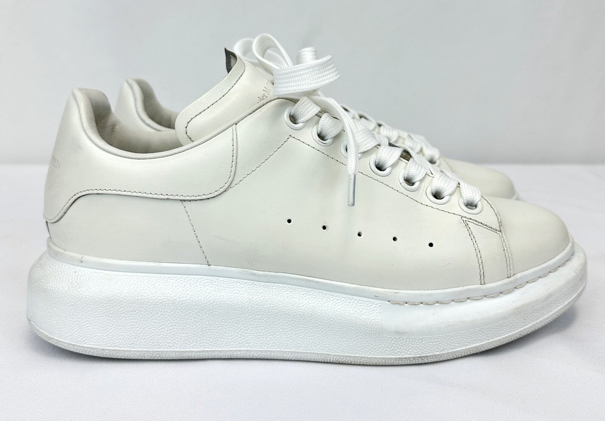 【関税込み】Oversized Sneakers - Alexander Mcqueen - White/P ALEXANDER MCQUEEN White Oversized Low Top Sneakers 39 6 US