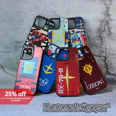 Gundam Casetify Mirror Case for iPhone 13-17 optional MagSafe