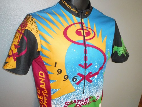 Vintage Retro Seattle to Portland 1996 Racing Cycling Jersey SMALL STP - Picture 6 of 9