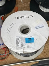 Tensility Cable PART# 30-01071 * CABLE 7COND 28AWG BLK SHLD 500' ROLL NEW