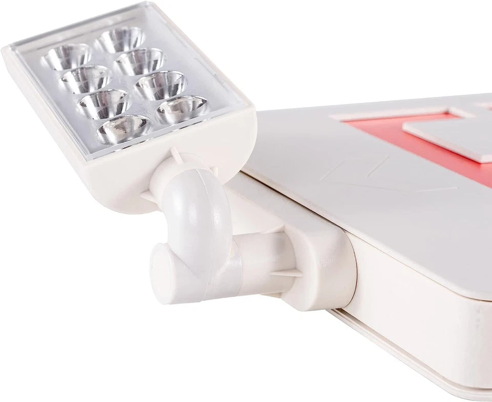 6 Pack LED Exit Sign Emergency Light–Hi Output RED Compact Combo UL 924 Listed - Image 3 of 4