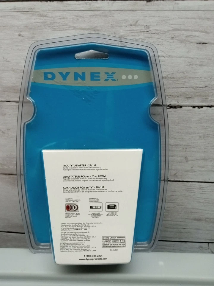 Dynex DX-AV242 RCA Y-Adapter Cable (2 F to 1 M)   - Image 2 of 2