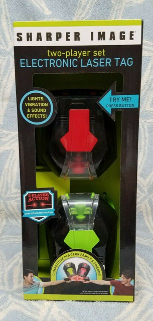 Sharper Image Electronic Laser Tag Two 2 Player Set Infrared NEW | eBay