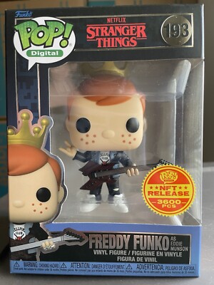 Funko POP! Digital Stranger Things Freddy As Eddie Munson #193 Mint