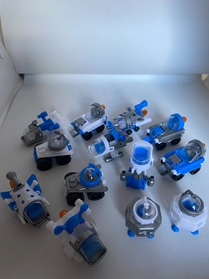 (US6-3) Vintage 90 s no Bruder Style Mini Astro Space Spaceship Plastic Toy x 13