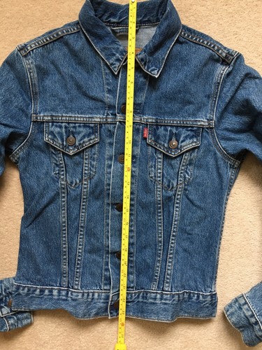 LEVI’S Strauss For Girls DENIM Vintage Jacket Trucker 70590 02 Medium - Picture 3 of 10