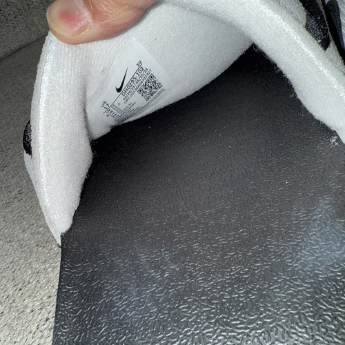 NIKE Air Max 1 Slide Taglia 17 Uomo Bianco Grigio Nero Slip On Nuovo - Foto 7 di 8