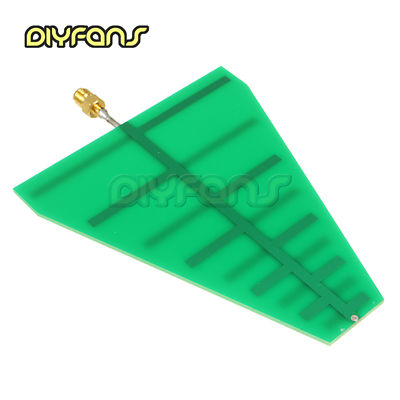 15W 5-6dB Ultra Wideband Antenna 1.35-9.5GHz UWB Log Periodic Antenne
