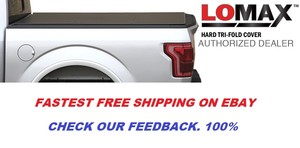 Lomax Hard Tri Fold Tonneau Cover For 2004 2020 Ford F 150 6 6ft Bed Ebay