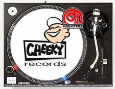 Cheeky Records - 7"-12" DJ slipmat for LP turntable record player