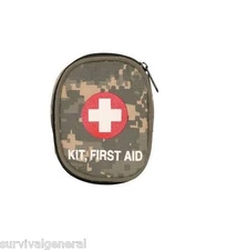 First Aid Pouch Bag Military Style Personal Soldier 1st Kit ACU Digital Canvas